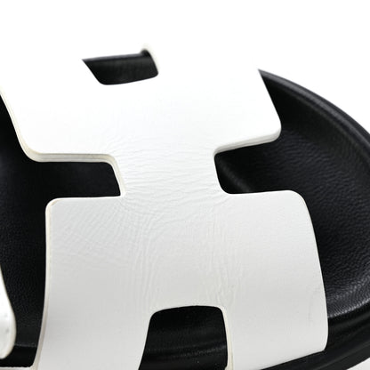 Hermes Calfskin Womens Chypre Sandals 36 White 10 of 10