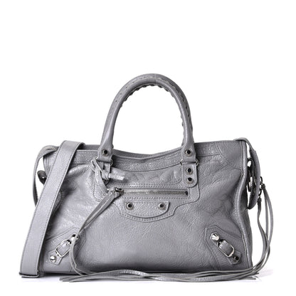 Balenciaga Agneau Classic Silver Hardware S City Gris Haussmannien 1 of 5