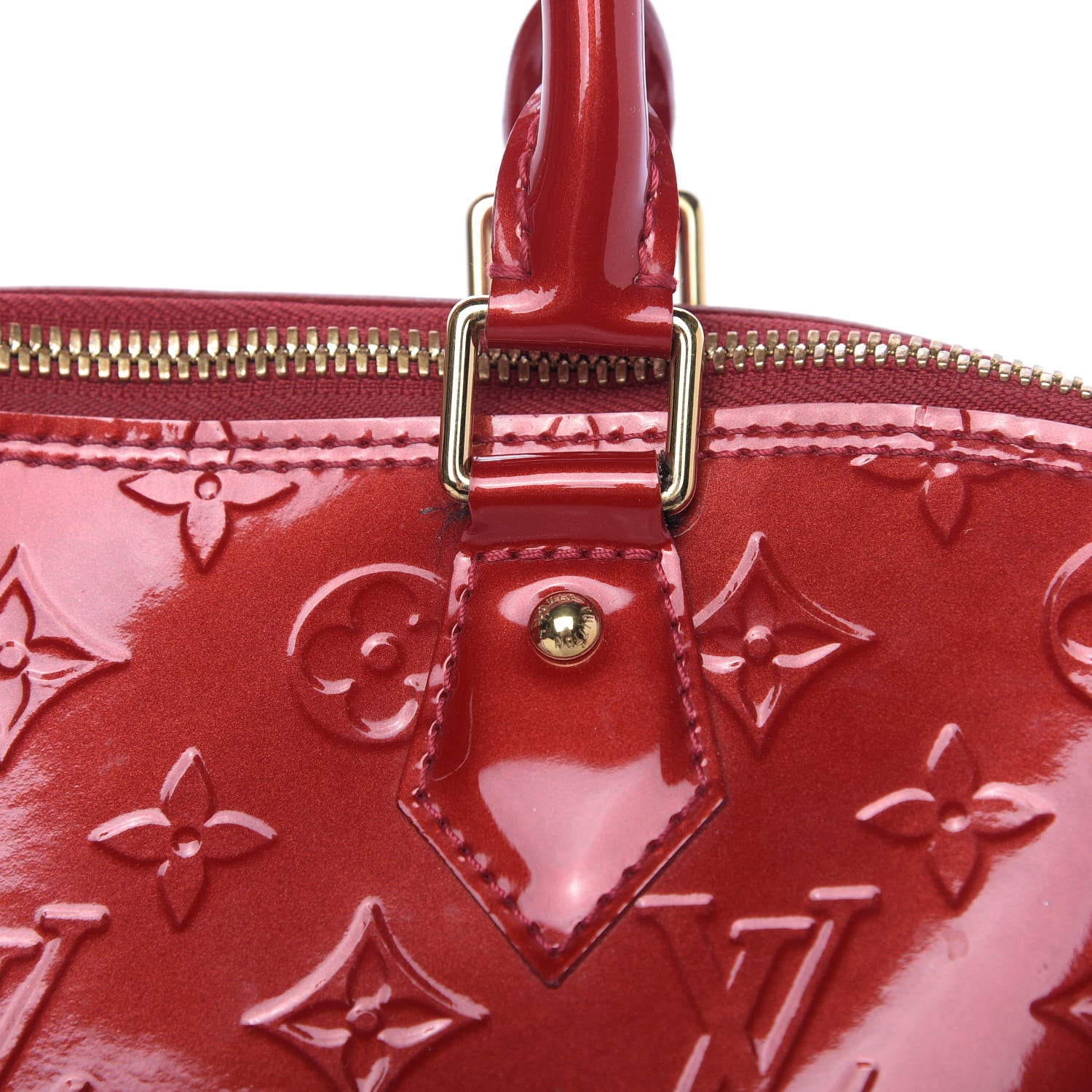 Louis Vuitton Vernis Alma GM Pomme D'Amour 10 of 13