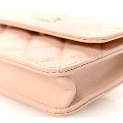 Chanel Caviar Quilted Mini Chain Belt Bag Light Beige 10 of 10