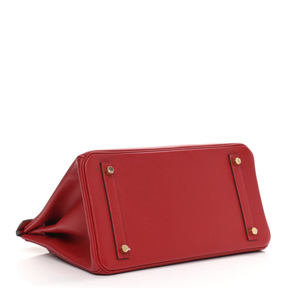 Hermes Epsom Birkin 30 Rouge Casaque 4 of 11