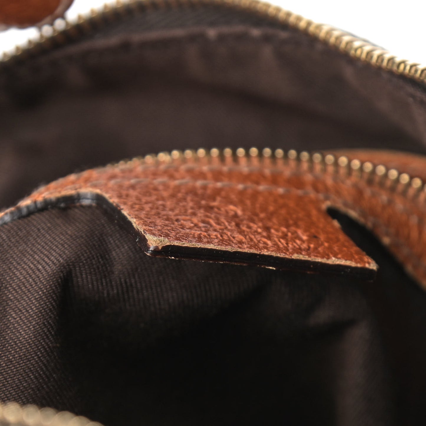 Monogram Medium Horsebit Chain Hobo Light Brown