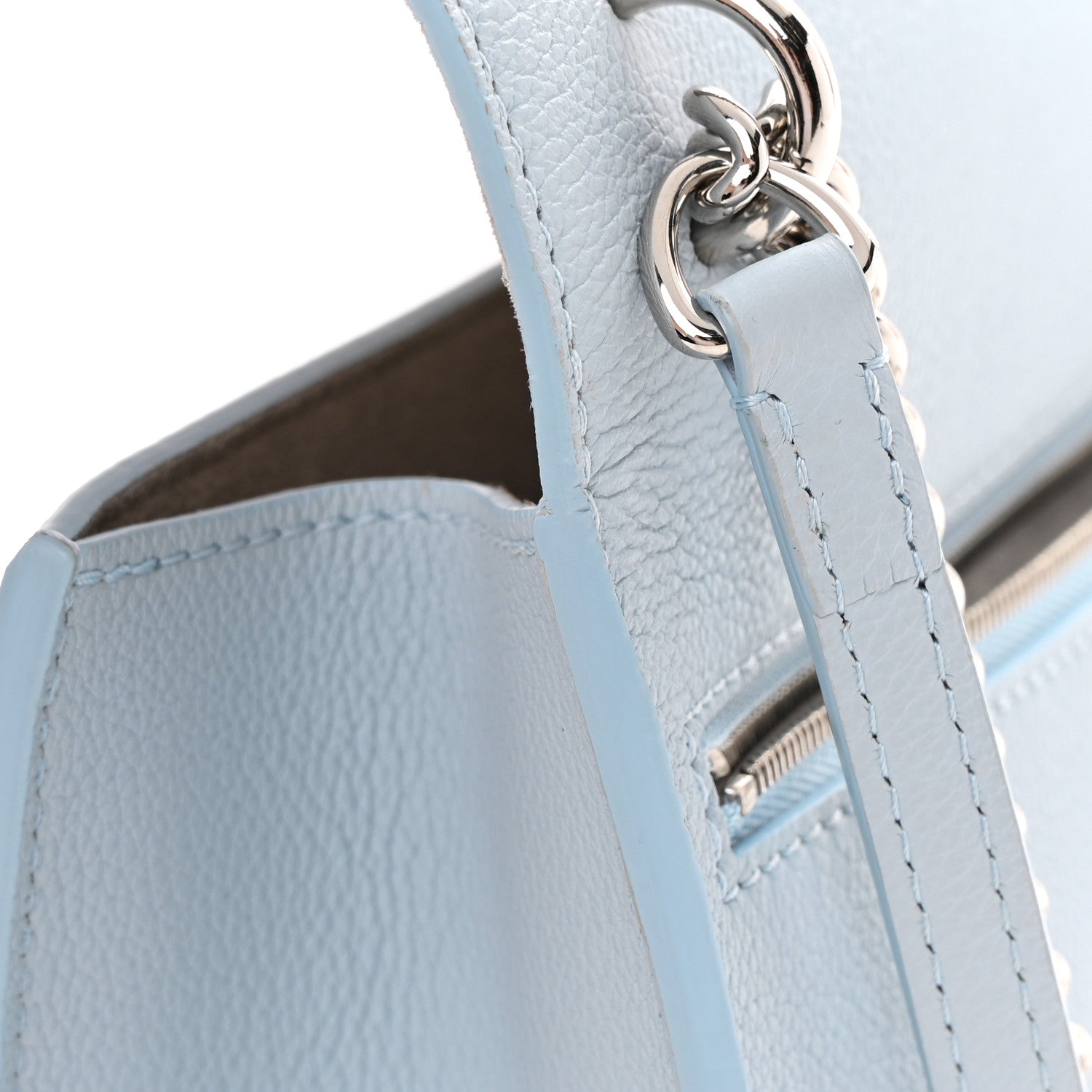 Louis Vuitton Soft Calfskin Mylockme Chain Bag BB Olympe Blue 12 of 14