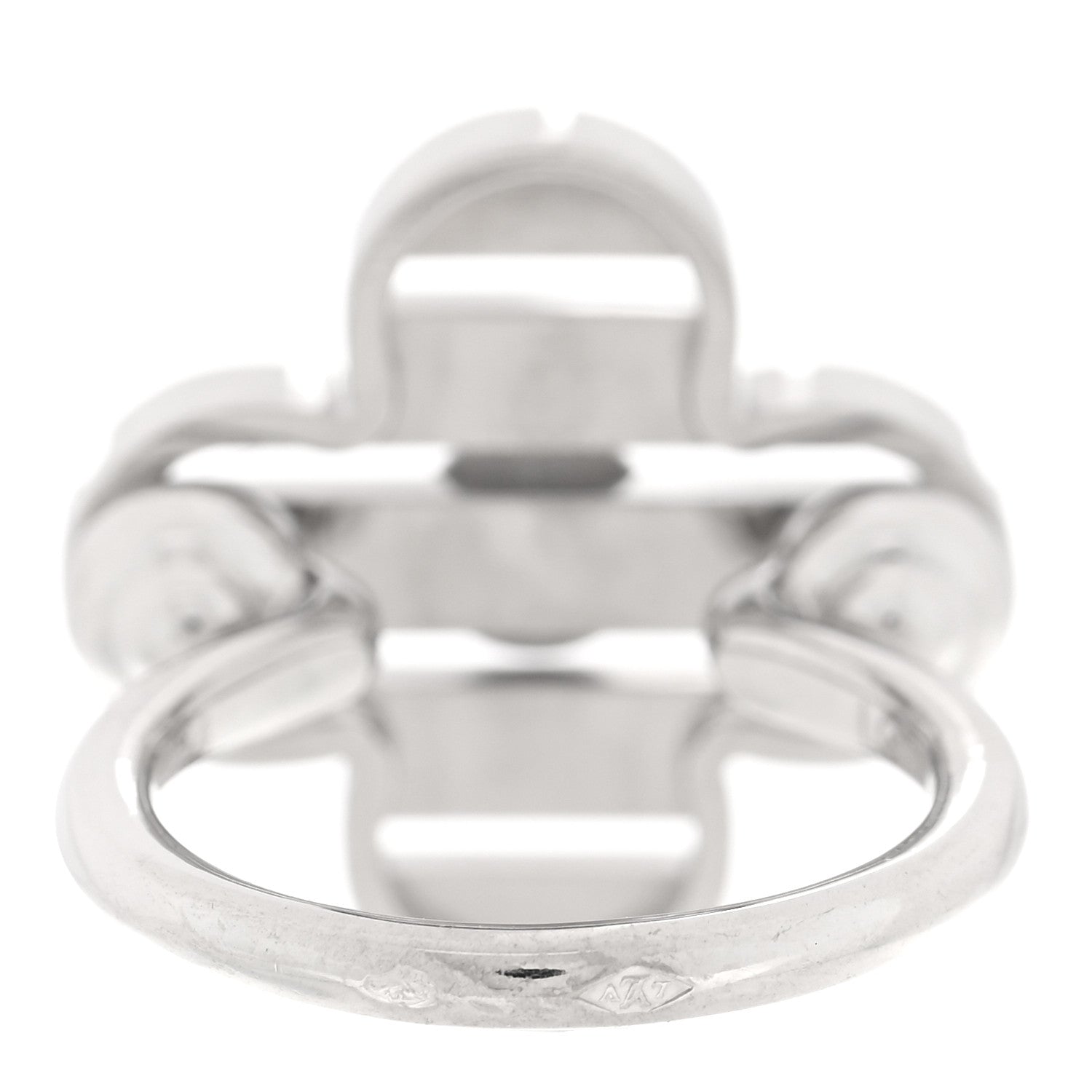 Louis Vuitton 18K White Gold Petite Fleur Ring 47 4 3 of 6