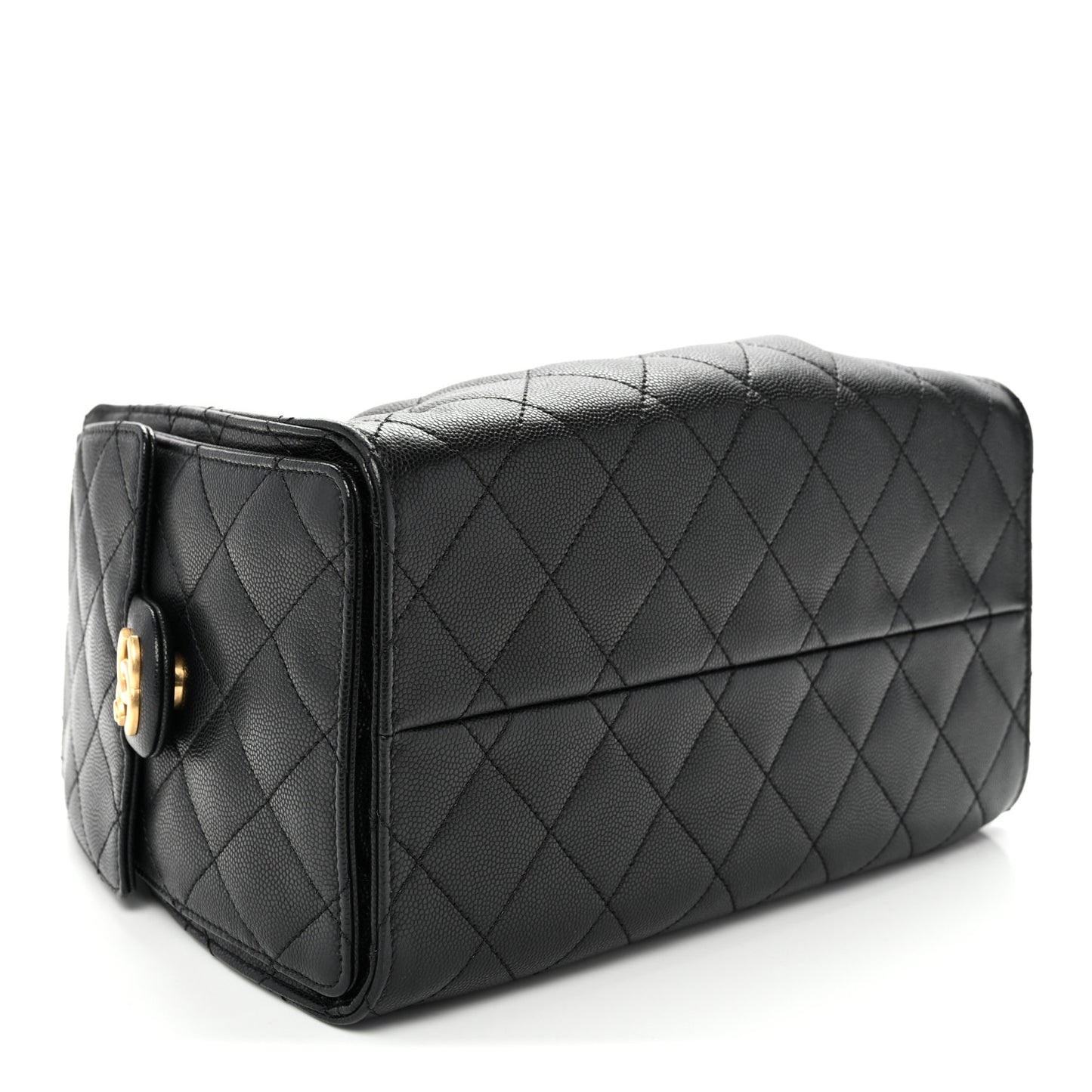 Caviar Quilted Small Chanel 25 Handbag Black