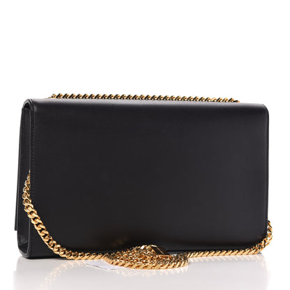 Saint Laurent Smooth Calfskin Medium Classic Monogram Kate Tassel Satchel Black 3 of 8