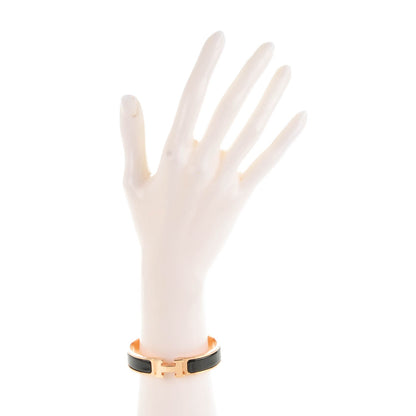 Hermes Enamel Narrow Clic Clac H Bracelet PM Black 2 of 5