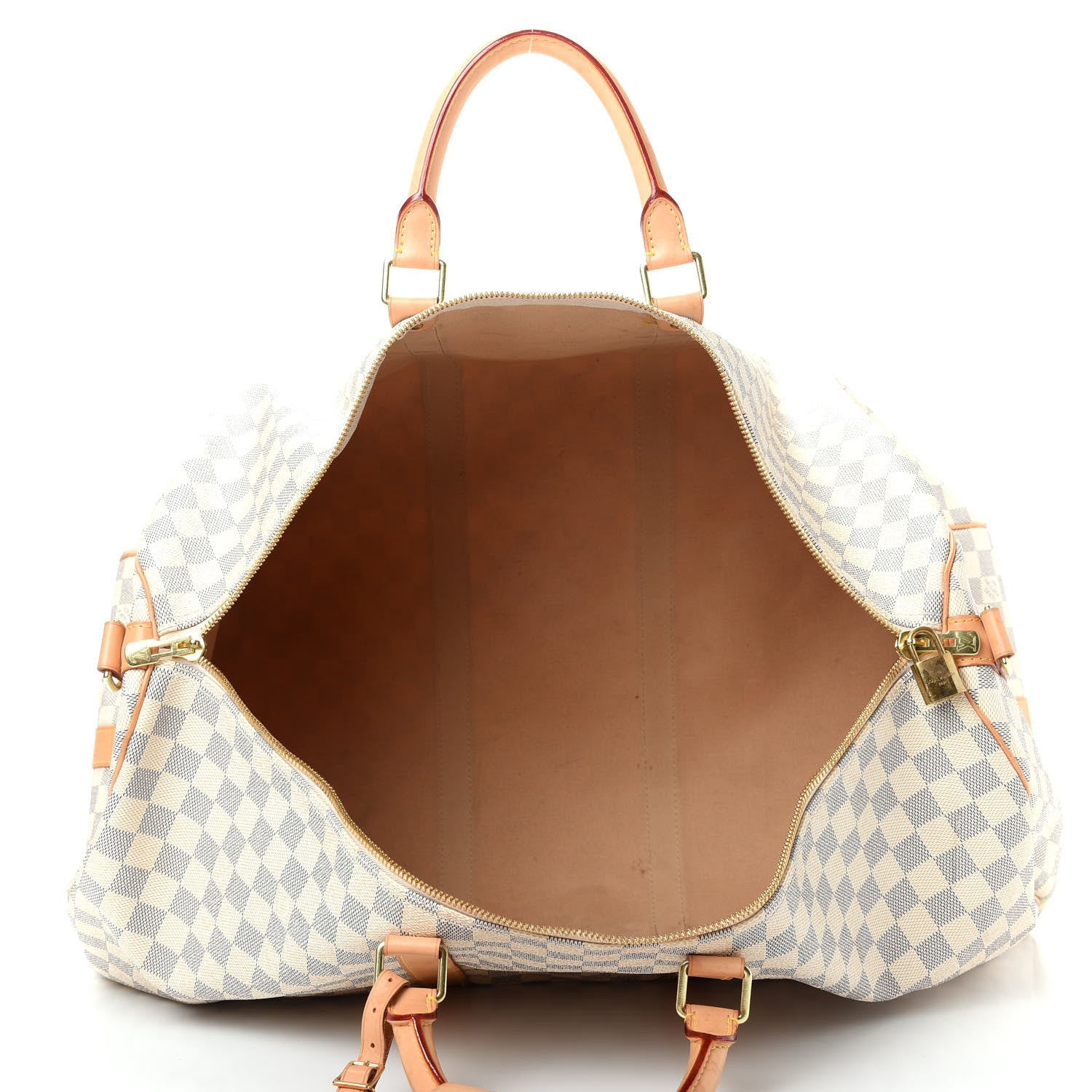 Louis Vuitton Damier Azur Keepall Bandouliere 55 4 of 13