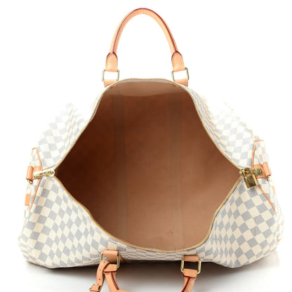 Louis Vuitton Damier Azur Keepall Bandouliere 55 4 of 13
