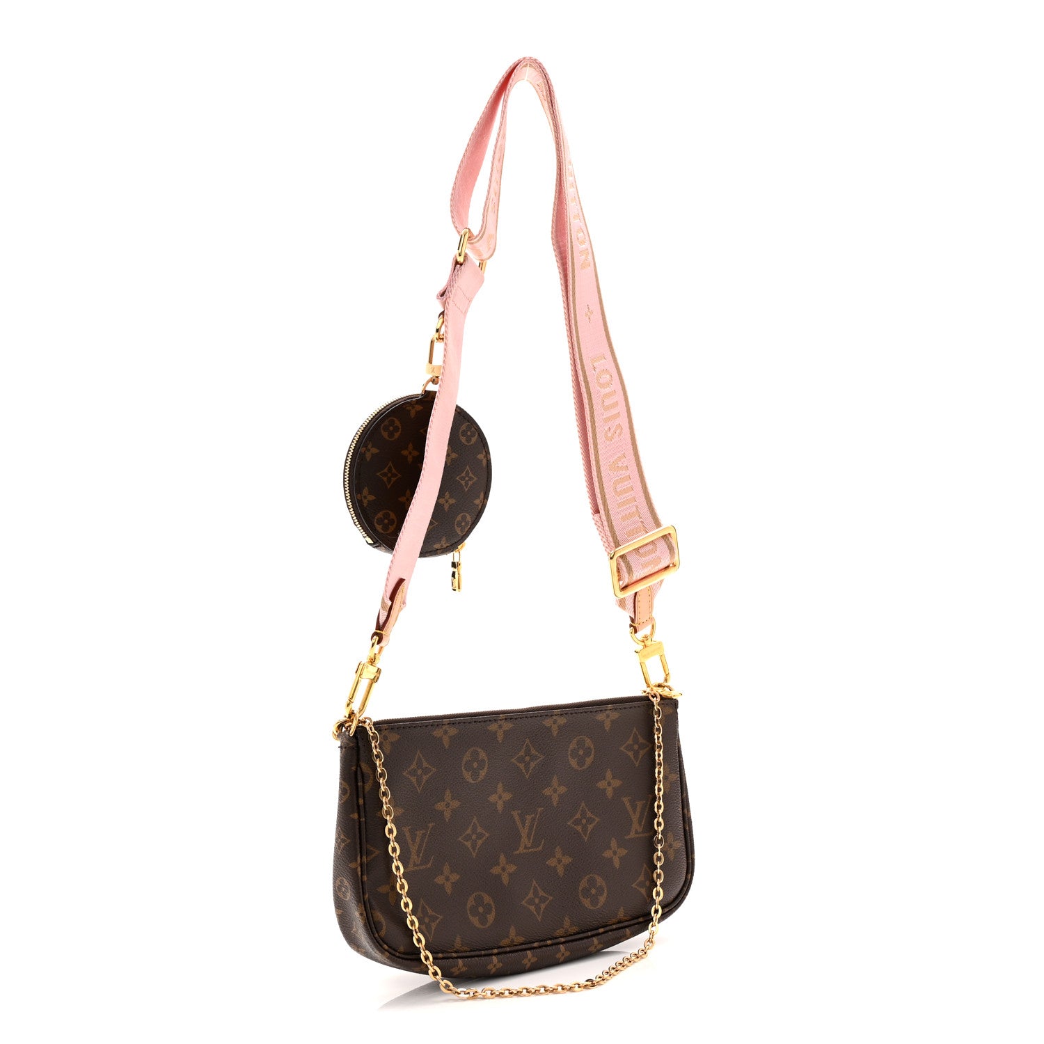 Louis Vuitton Monogram Multi Pochette Accessories Rose Clair 3 of 12