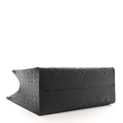 Louis Vuitton Empreinte Monogram Giant Onthego GM Black 4 of 10