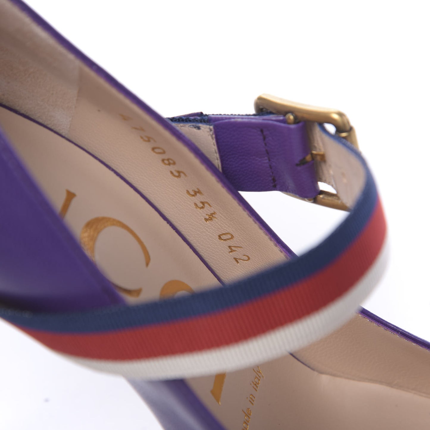 Malaga Kid Sylvie High Heel Pumps 35.5 Shine Purple