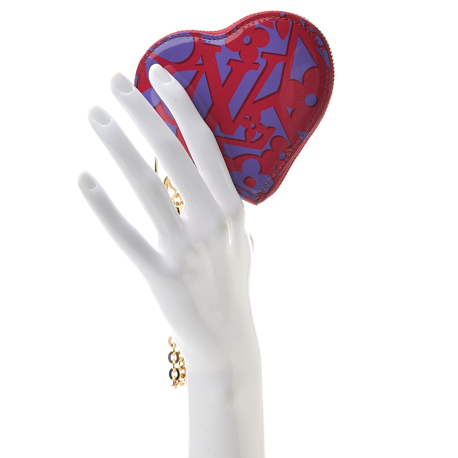 Louis Vuitton Patent Sweet Monogram Coeur Heart Coin Purse Rose Indien 2 of 6