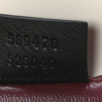 Gucci Mousse Top Patent Mini Sylvie 1969 Top Handle Bag Black 6 of 10