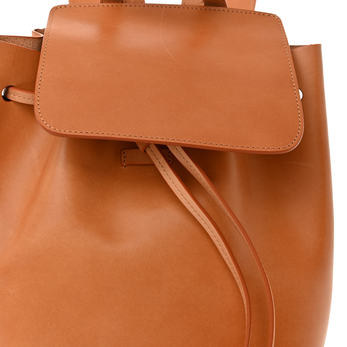 Vegetable Tanned Calfskin Mini Backpack Cammello Rosa