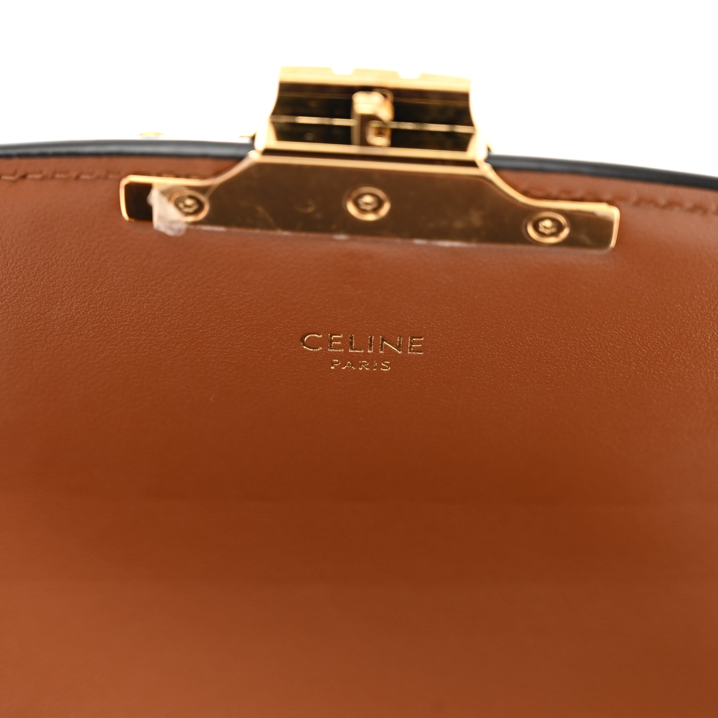 Raffia Calfskin Teen Triomphe Natural Tan