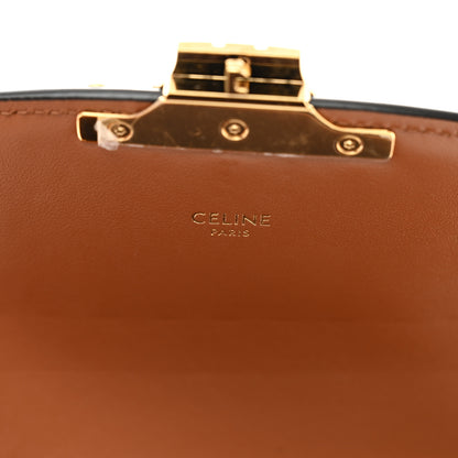 Celine Raffia Calfskin Teen Triomphe Natural Tan 6 of 9