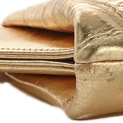 Chanel Metallic Lambskin Tweed We Need 5x5=CC Clutch Gold 9 of 10