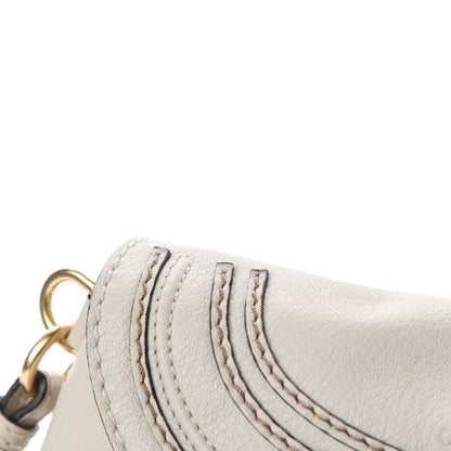 Chloe Calfskin Marcie Pochette Crossbody Bag Off White 9 of 12