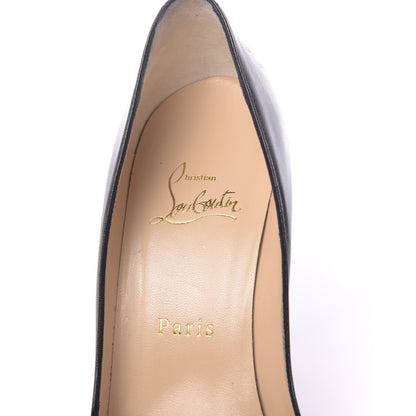 Christian Louboutin Shiny Nappa Apostrophy 100 Pumps 36.5 Black 6 of 10