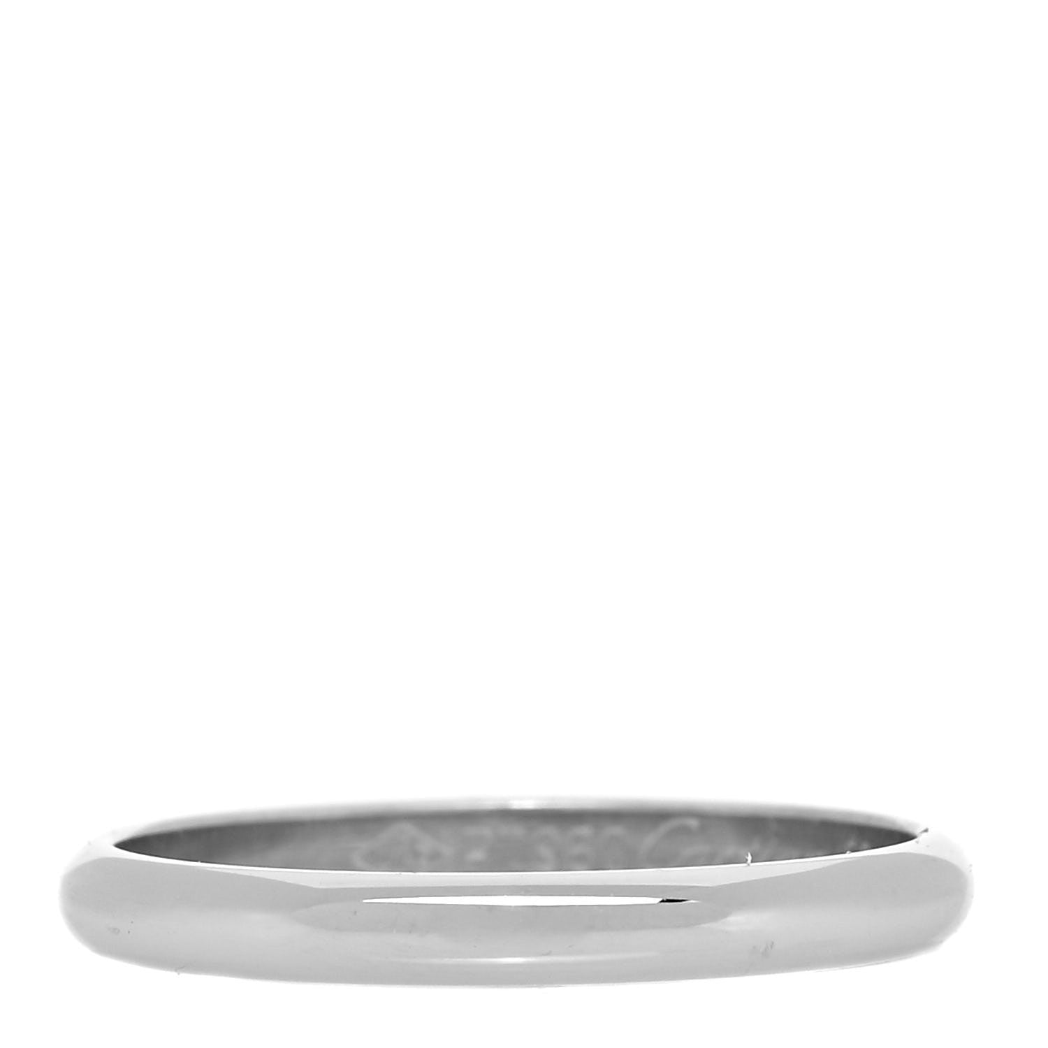 Cartier Platinum 2mm 1895 Wedding Band Ring 56 7.5 1 of 5