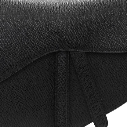 Christian Dior Calfskin Saddle Bag Black 8 of 15