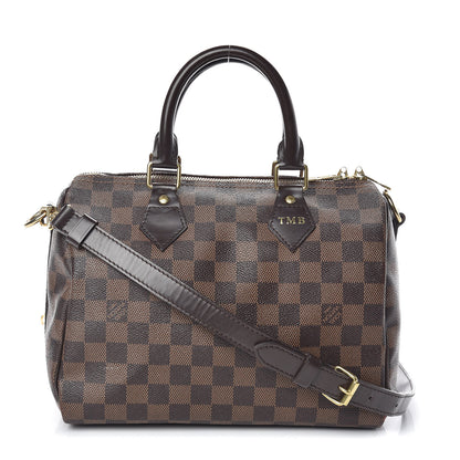 Louis Vuitton Damier Ebene Speedy Bandouliere 25 1 of 12