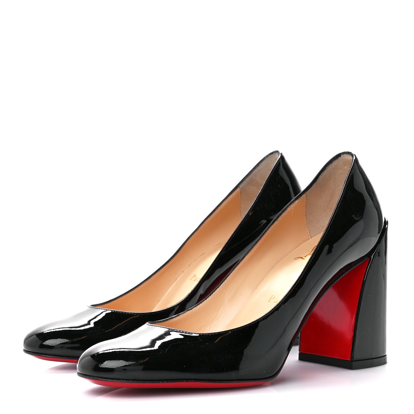 Patent Calfskin Miss Sab 85 Pumps 36.5 Black