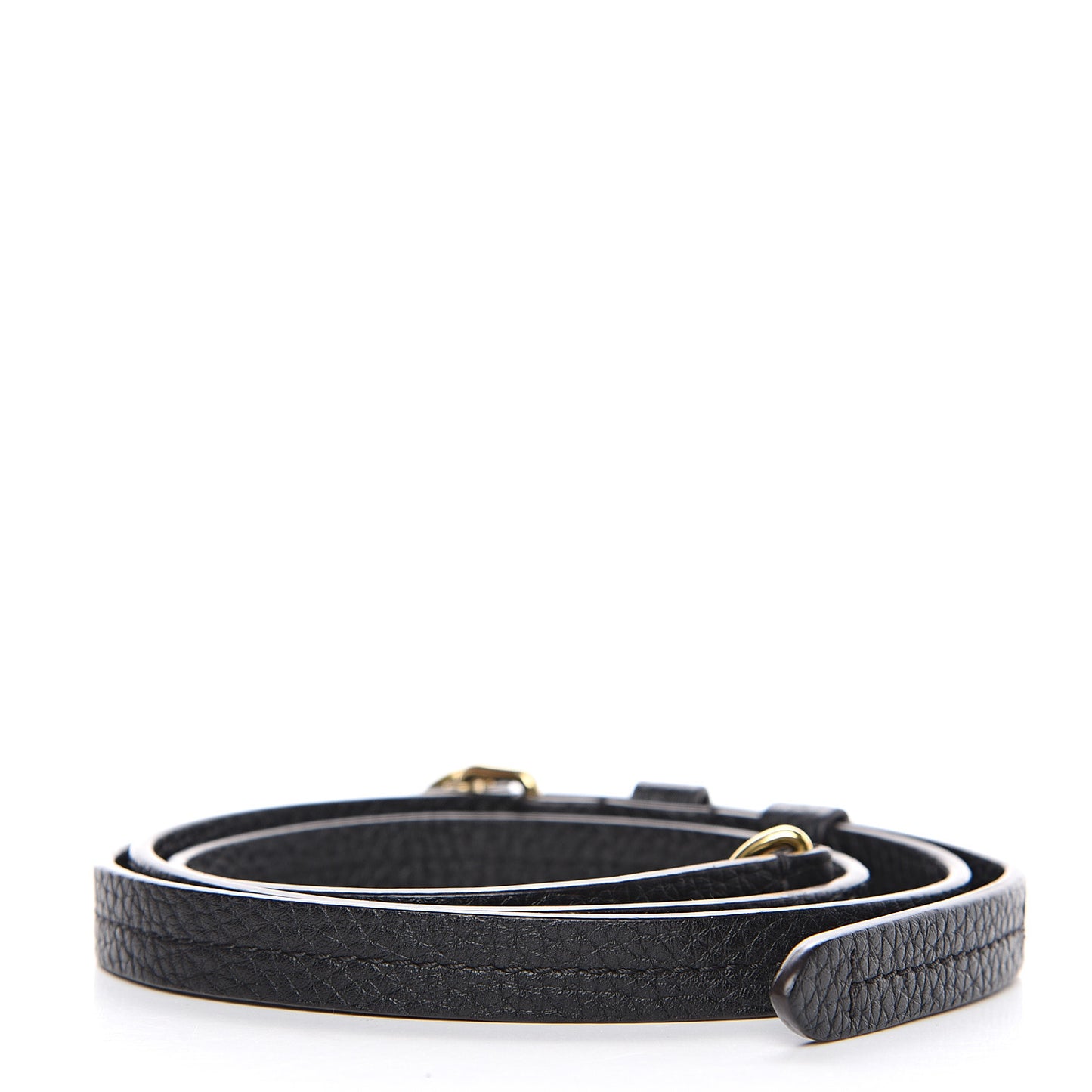 Calfskin Adjustable Retiro NM Shoulder Strap Black