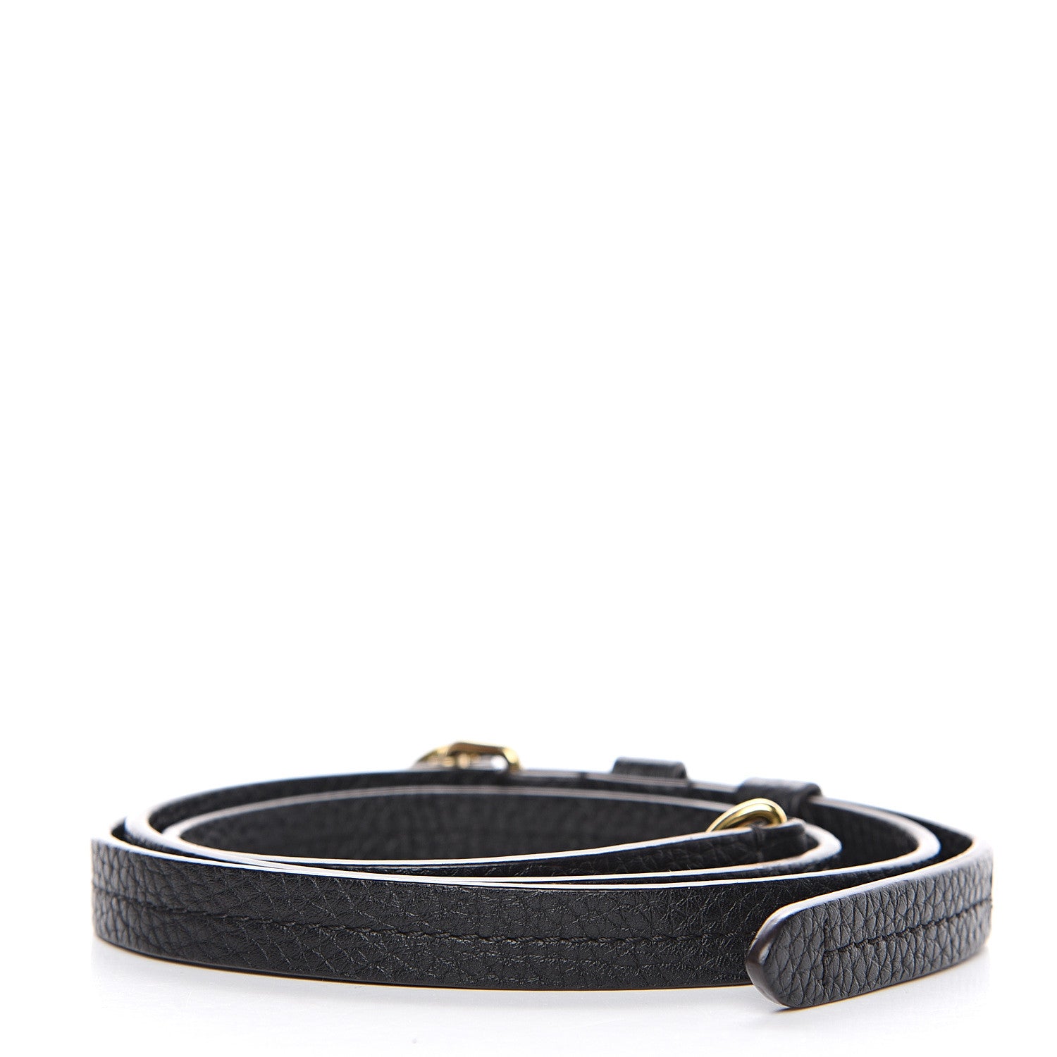 Louis Vuitton Calfskin Adjustable Retiro NM Shoulder Strap Black 2 of 3