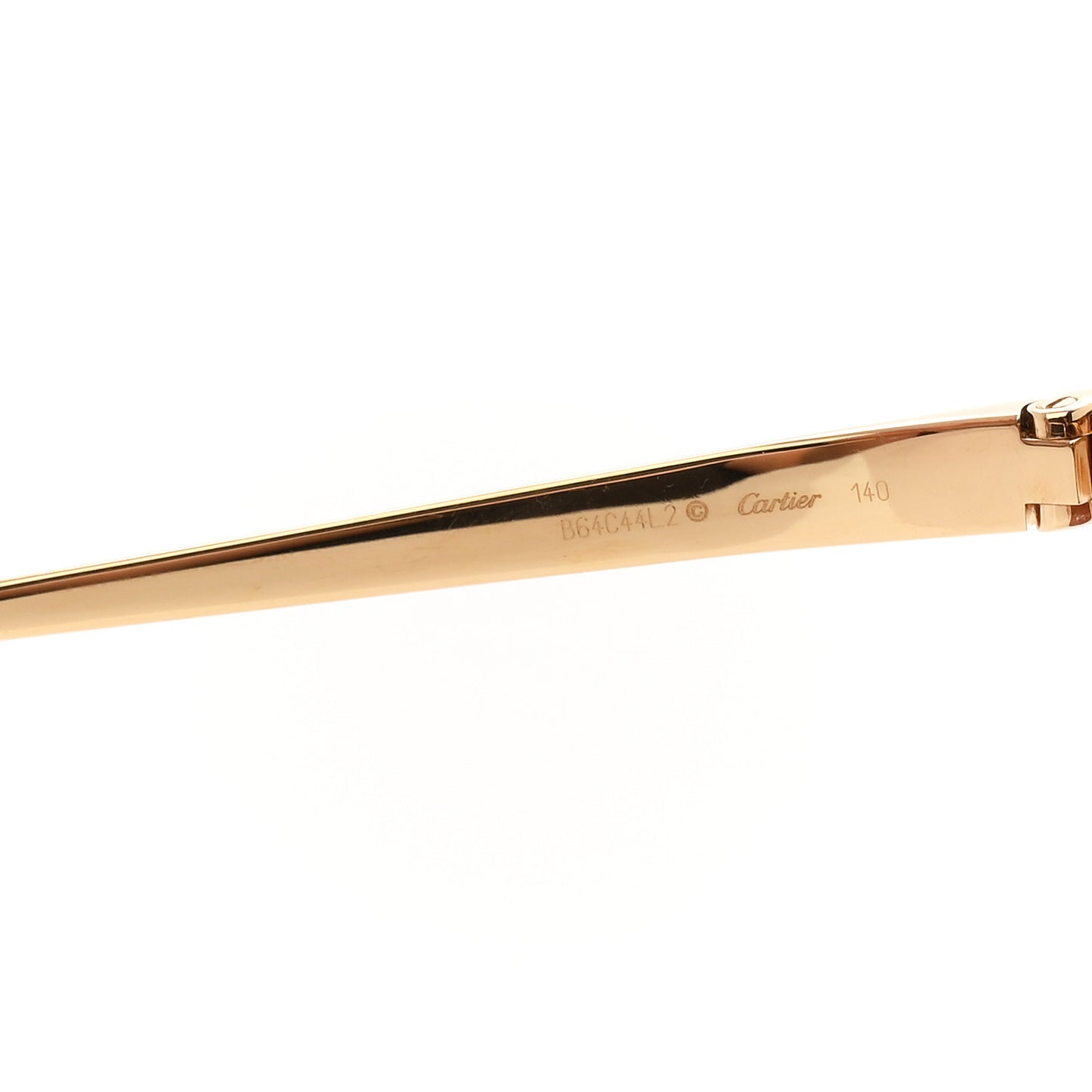 Panthere de Cartier Sunglasses CT0124S Gold