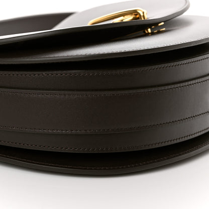 Burberry Calfskin Rocking Horse Crossbody Brown 10 of 12