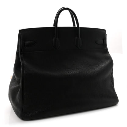 Hermes Togo HAC Travel Birkin 50 Black 2 of 11