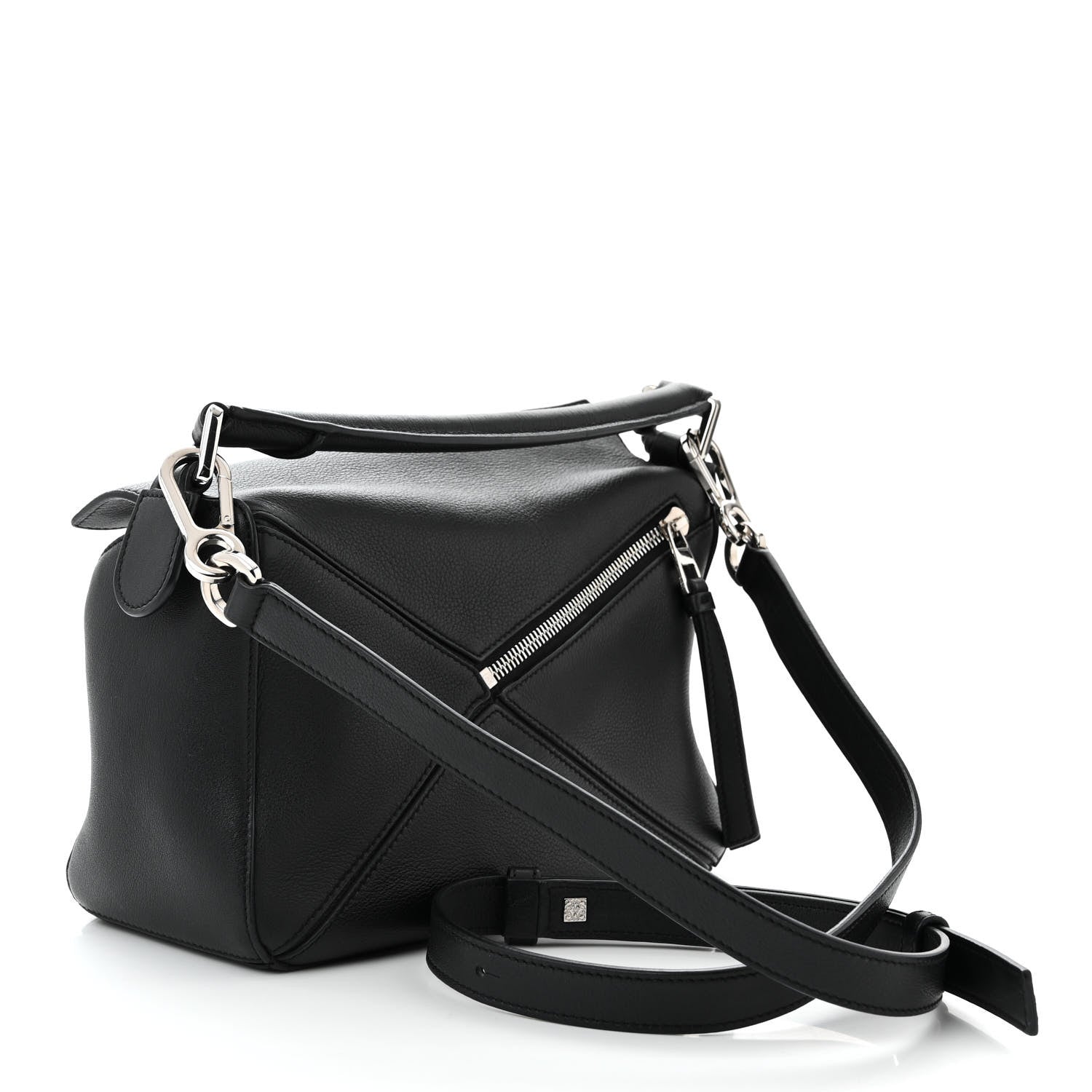 Loewe Calfskin Small Puzzle Bag Black 3 of 11