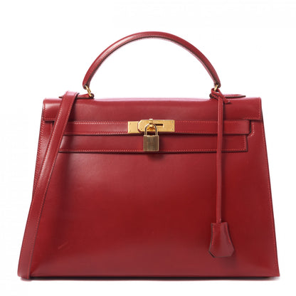 Hermes Box Kelly Sellier 32 Rouge Vif 1 of 35