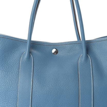 Hermes Buffle Sindhu Garden Party MM 36 Azur 9 of 9