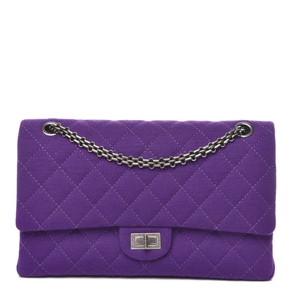 Chanel Jersey Quilted 2.55 Reissue 226 Purple 1 of 10