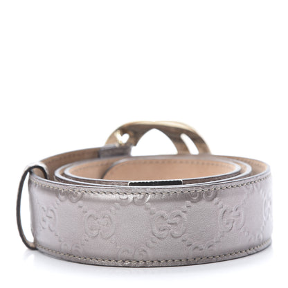 Gucci Guccissima Interlocking G Belt 90 36 Mauve 2 of 5