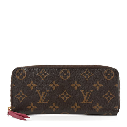 Louis Vuitton Monogram Clemence Wallet Fuchsia 1 of 8
