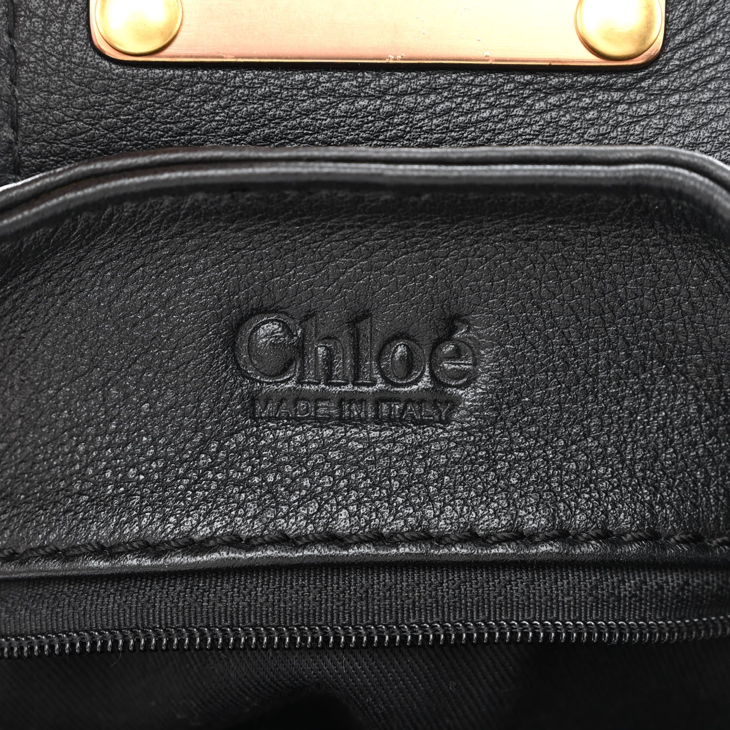 Chloe Leather Medium Paddington Satchel Black 6 of 14
