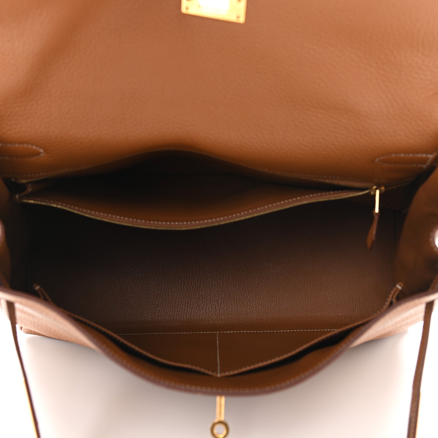 Hermes Togo Kelly Retourne 35 Gold 5 of 10