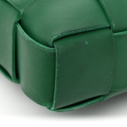 Bottega Veneta Lambskin Maxi Intrecciato Cassette Messenger Racing Green 19 of 28