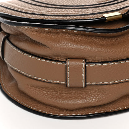 Chloe Calfskin Mini Marcie Round Crossbody Bag Nut 10 of 15