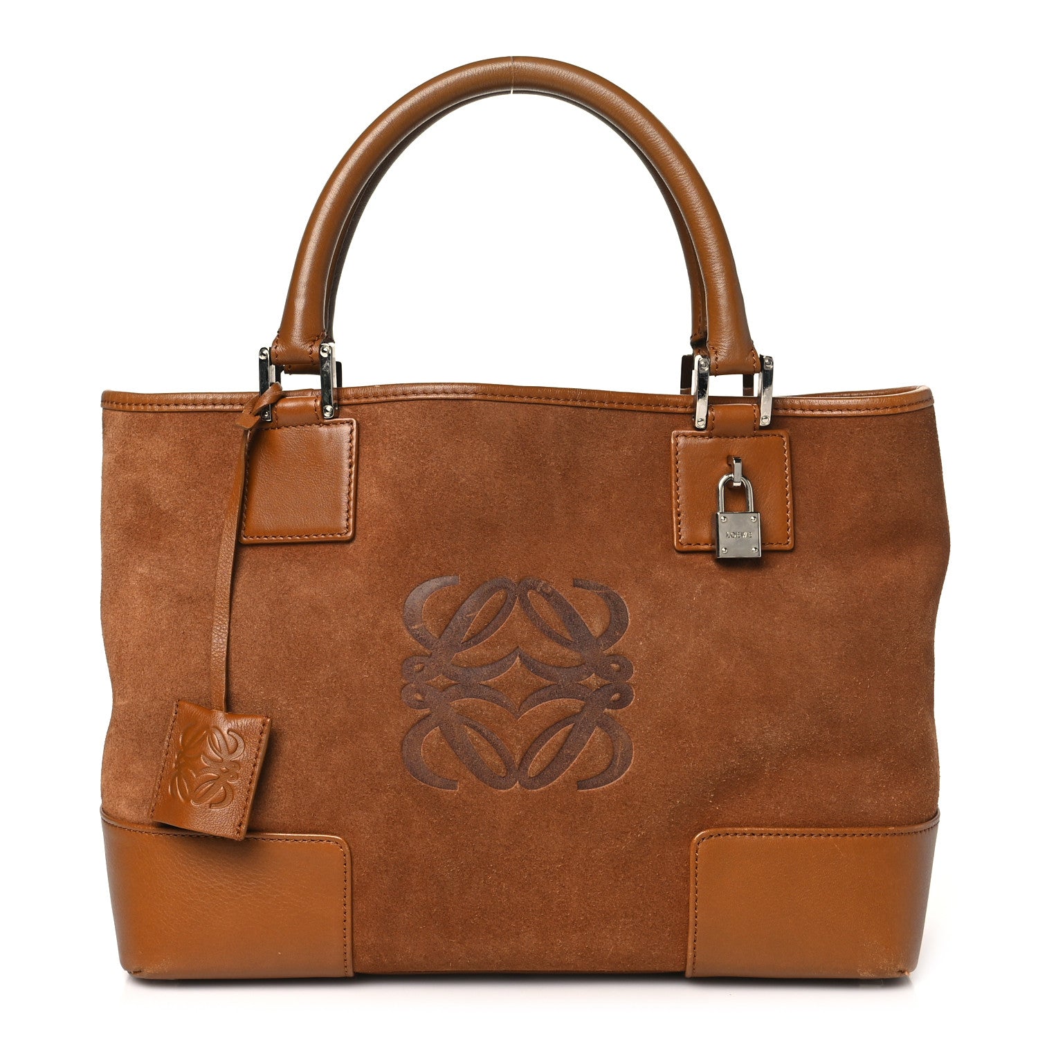 Loewe Suede Calfskin Amazona Brown 1 of 13