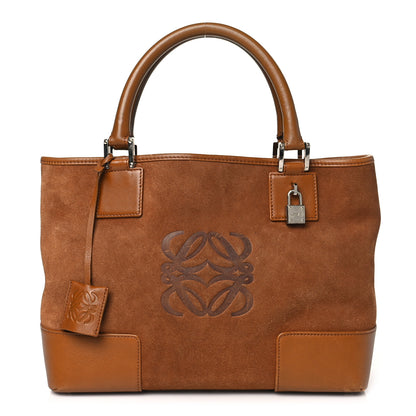Loewe Suede Calfskin Amazona Brown 1 of 13
