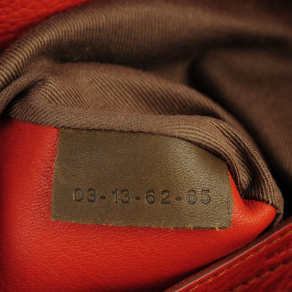 Chloe Calfskin Medium Marcie Round Crossbody Bag Whiskey 8 of 9