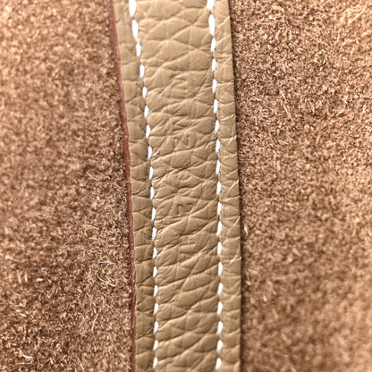 Hermes Taurillon Clemence Picotin Lock 22 MM Etoupe 7 of 11