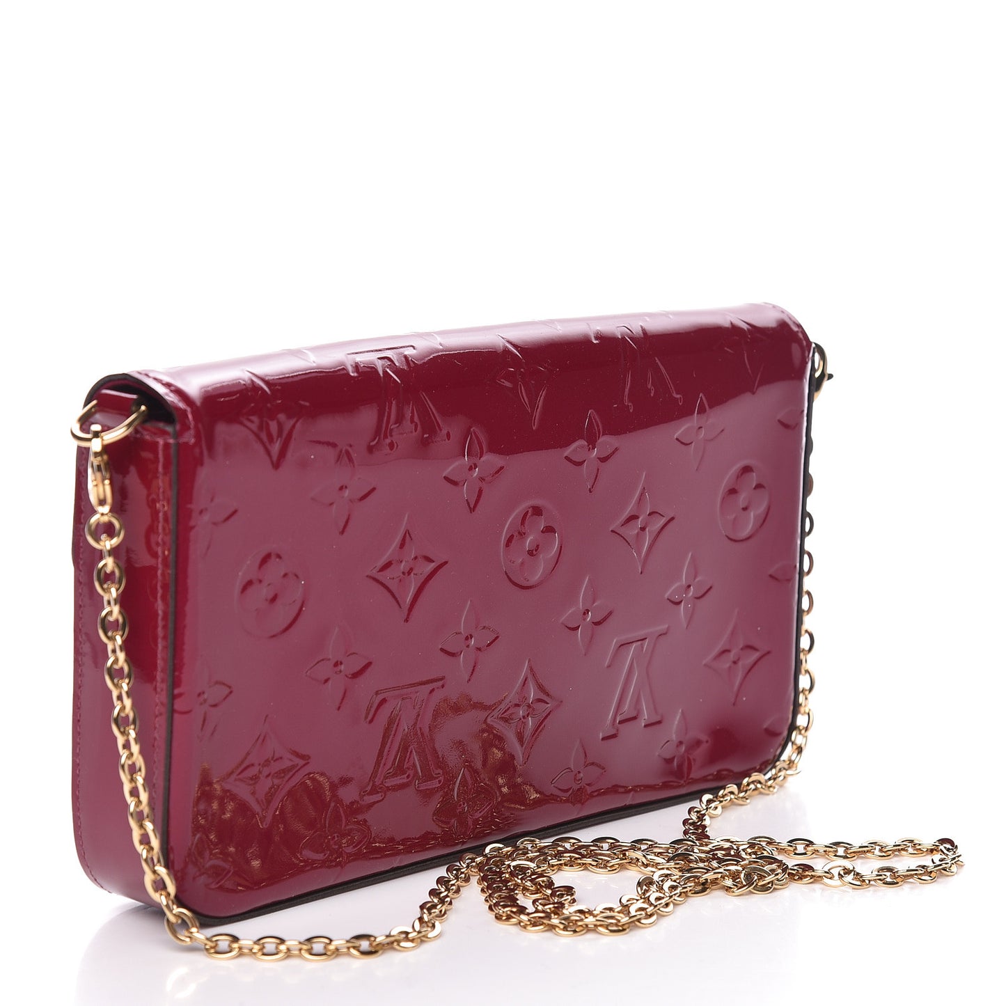 Vernis Felicie Chain Wallet Magenta
