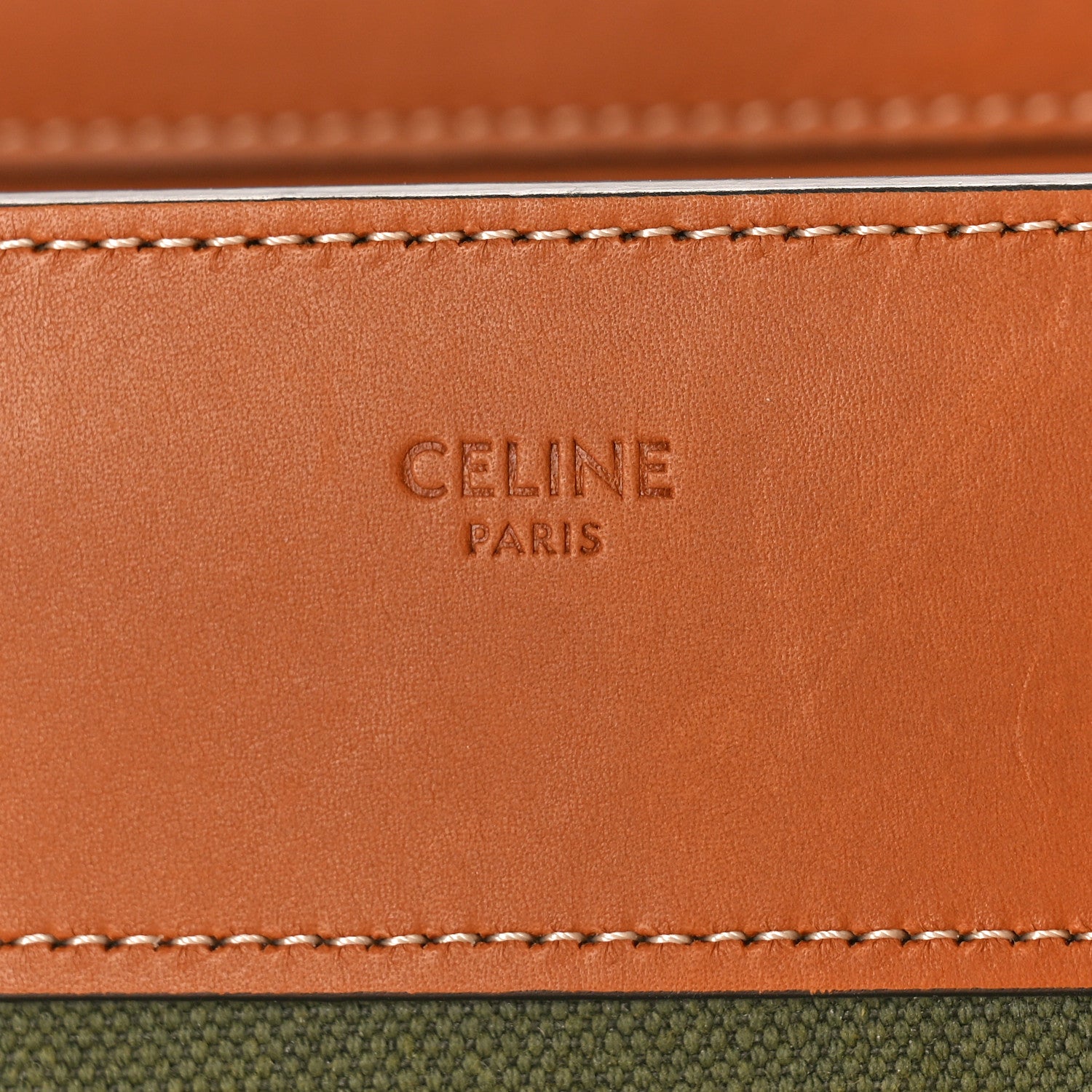 Celine Smooth Calfskin Micro Luggage Multicolor Khaki Tan 6 of 11