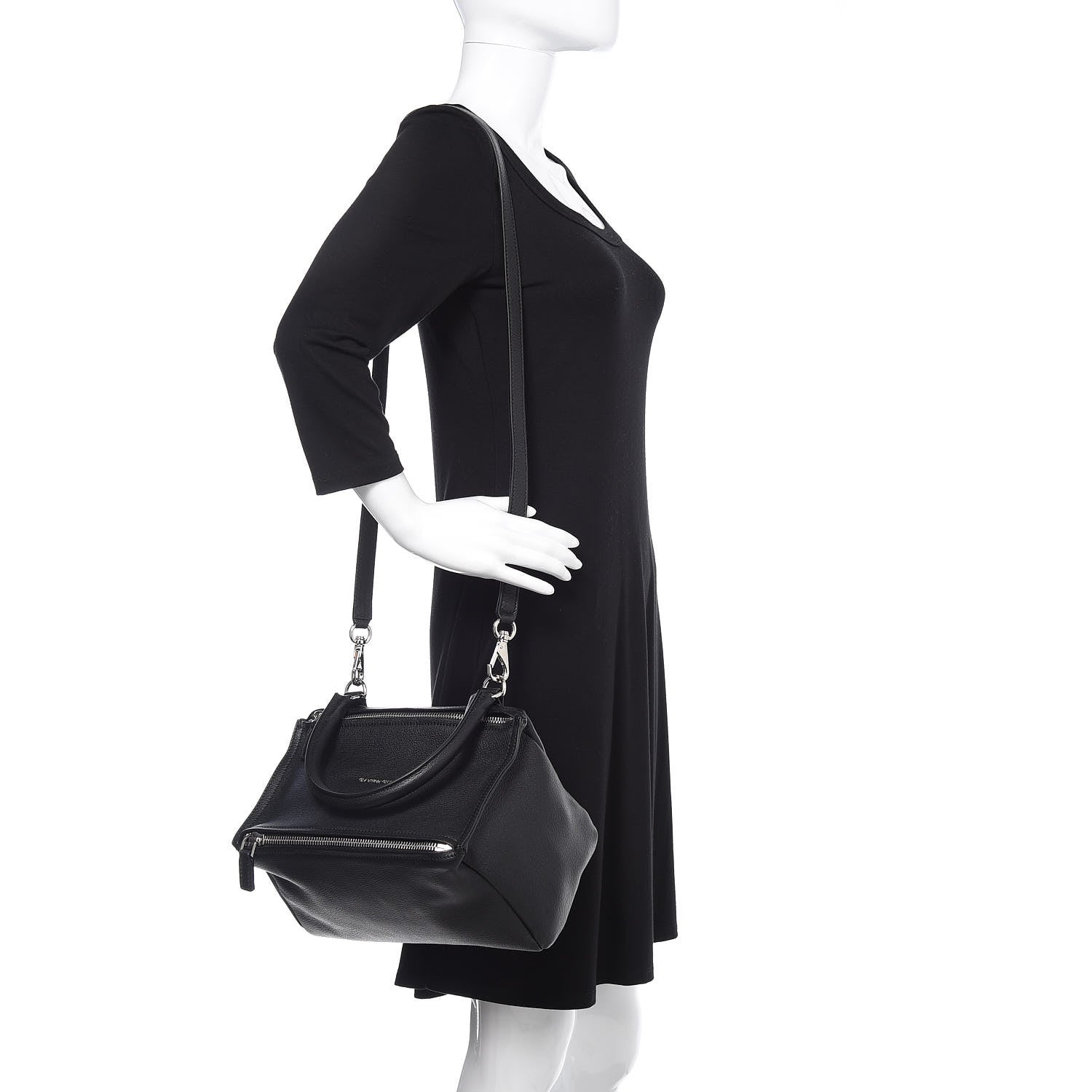 Givenchy Sugar Goatskin Small Pandora Black 2 of 9